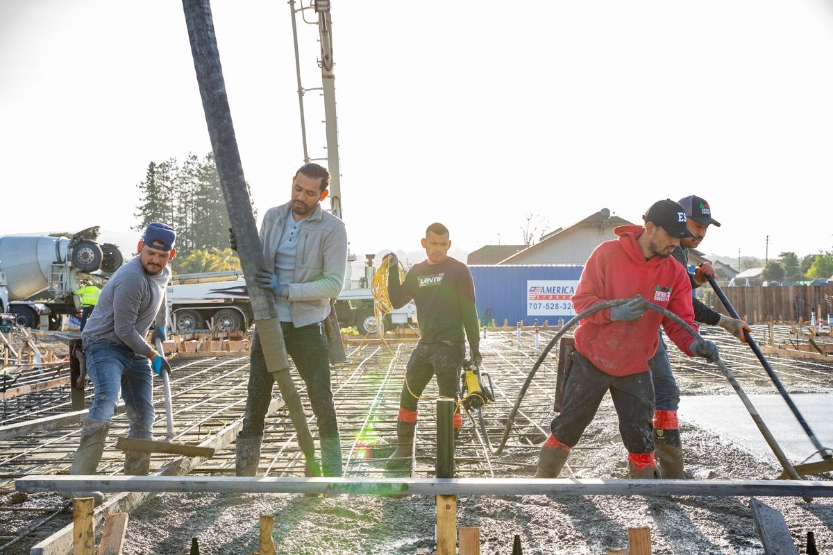 Alan Drive — construction site activity